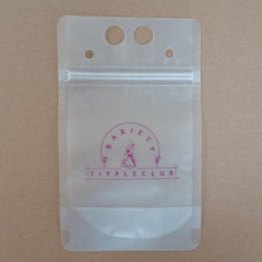 Disposable Juice Drink Bag Reusable Drink Pouches Funny Sayings Ziplock Bag