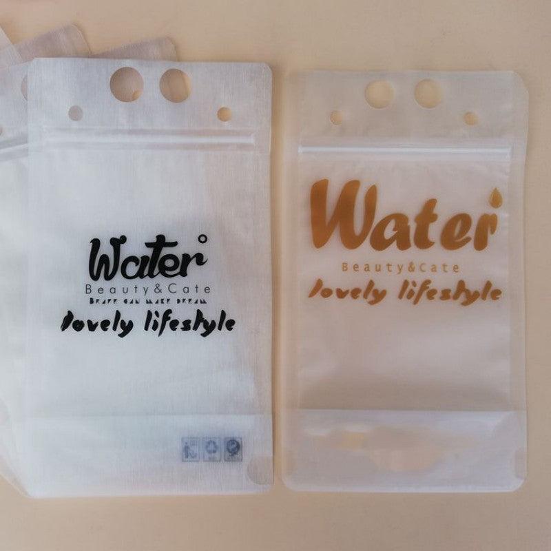 Disposable Juice Drink Bag Reusable Drink Pouches Funny Sayings Ziplock Bag