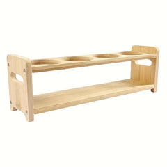 Wooden Spice Rack Kitchen Sponge Holder Multifunctional Kitchen Tools