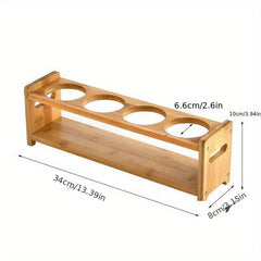 Wooden Spice Rack Kitchen Sponge Holder Multifunctional Kitchen Tools