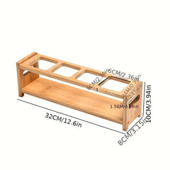 Wooden Spice Rack Kitchen Sponge Holder Multifunctional Kitchen Tools