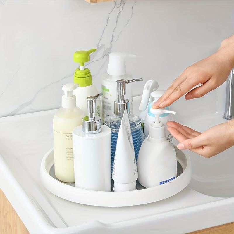 Kitchen Rotating Storage Rack Seasoning Condiment Organizer
