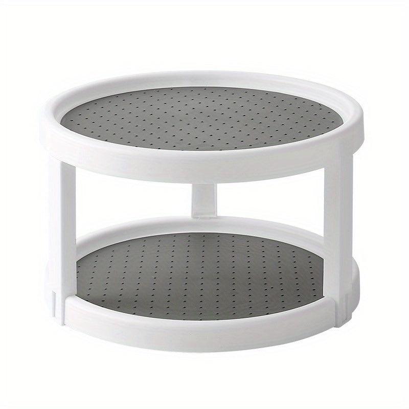 Kitchen Rotating Storage Rack Seasoning Condiment Organizer