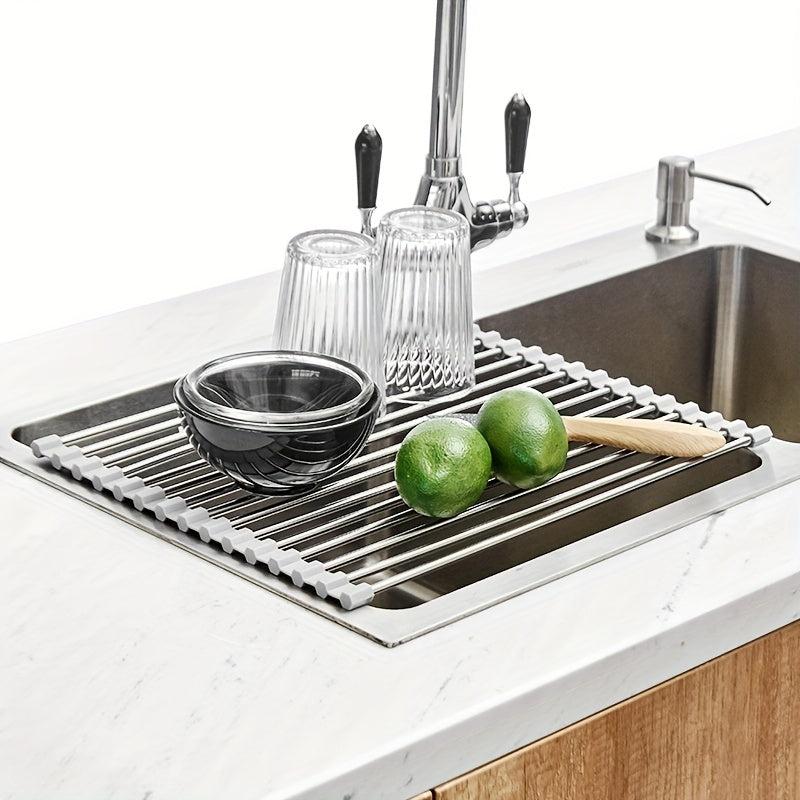 Silicone Drainboard Bowl And Chopstick Rack Sink Storage Dish Rack