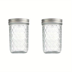 4pcs 16oz Wide Mouth Mason Jars Sealed Beverage Bottles for Fresh Keeping Box