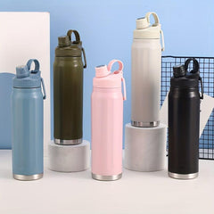 750ml Stainless Steel Thermal Water Bottle for Outdoor Activities