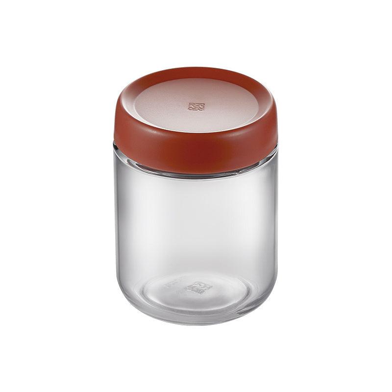 2PCS Glass Airtight Jars With Lids Spice Storage Jar Seasoning Bottle