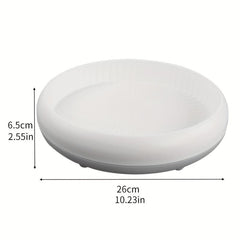 360 Rotating Kitchen Rack Fruit Spice Jar Holder Storage Tray