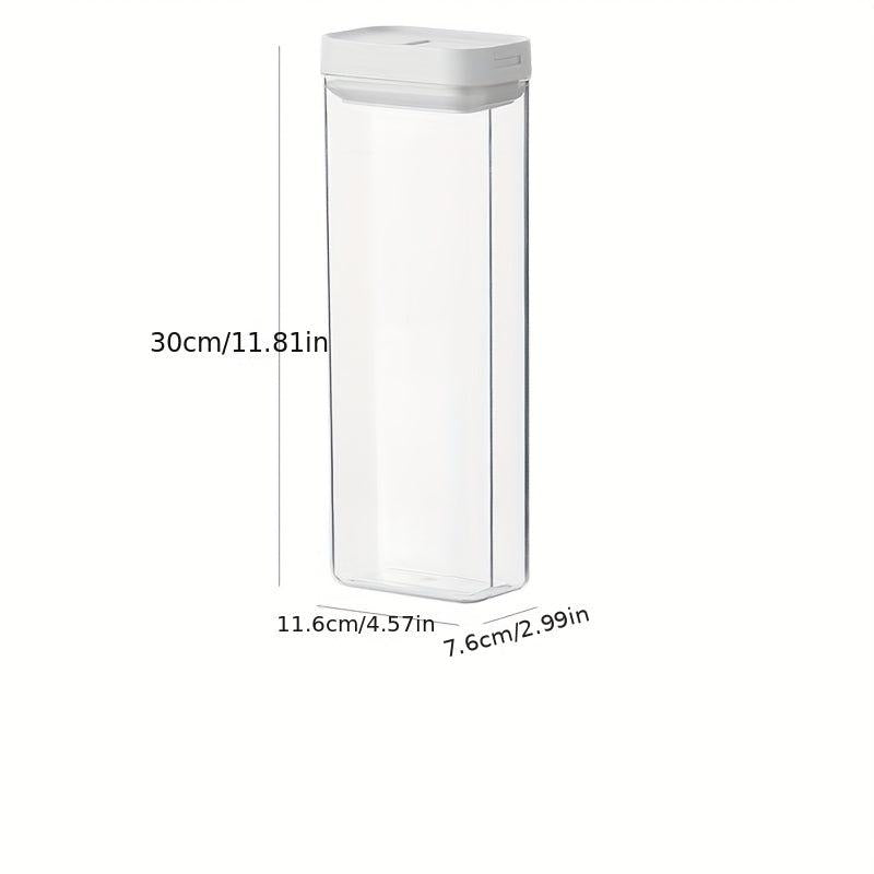 1Pc Food Storage Containers With Lids Candy Jars Transparent Sealed Fresh