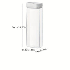 1Pc Food Storage Containers With Lids Candy Jars Transparent Sealed Fresh