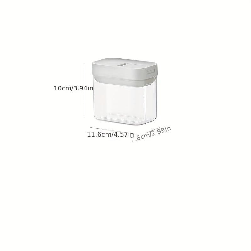 1Pc Food Storage Containers With Lids Candy Jars Transparent Sealed Fresh