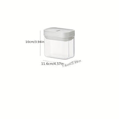 1Pc Food Storage Containers With Lids Candy Jars Transparent Sealed Fresh
