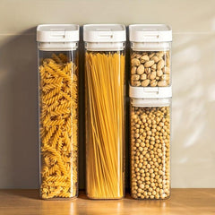 1Pc Food Storage Containers With Lids Candy Jars Transparent Sealed Fresh