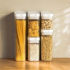 1Pc Food Storage Containers With Lids Candy Jars Transparent Sealed Fresh