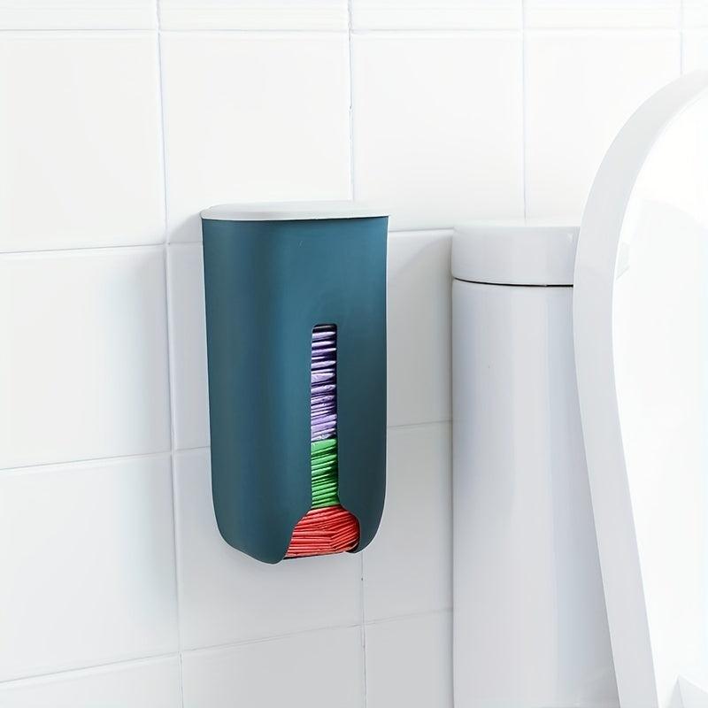 Garbage Bag Storage Rack Wall Hanging Plastic Trash Bag Holder Dispenser