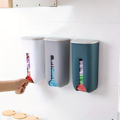 Garbage Bag Storage Rack Wall Hanging Plastic Trash Bag Holder Dispenser