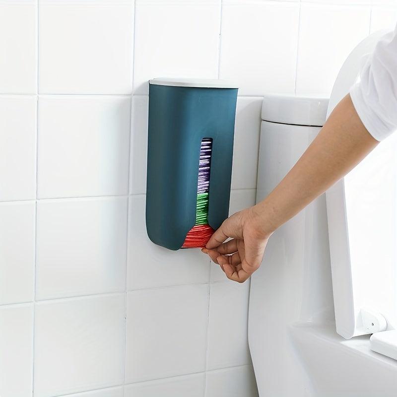 Garbage Bag Storage Rack Wall Hanging Plastic Trash Bag Holder Dispenser