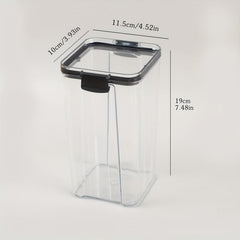 Clear Sealed Jars Airtight Food Storage Containers