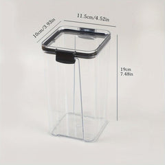 Clear Sealed Jars Airtight Food Storage Containers