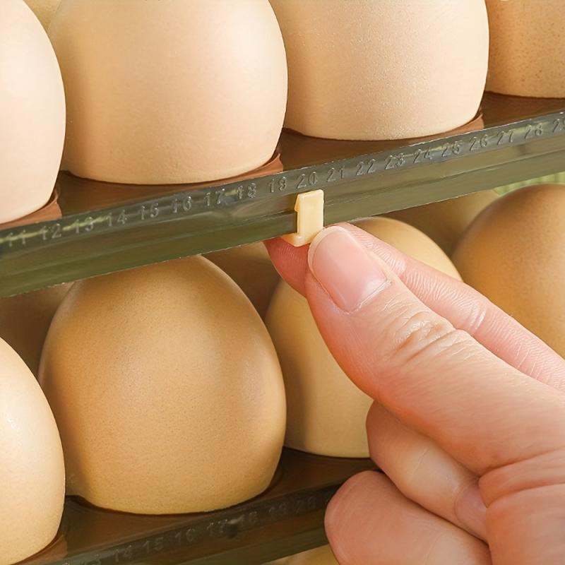 Large Capacity Egg Holder for Refrigerator with Handle
