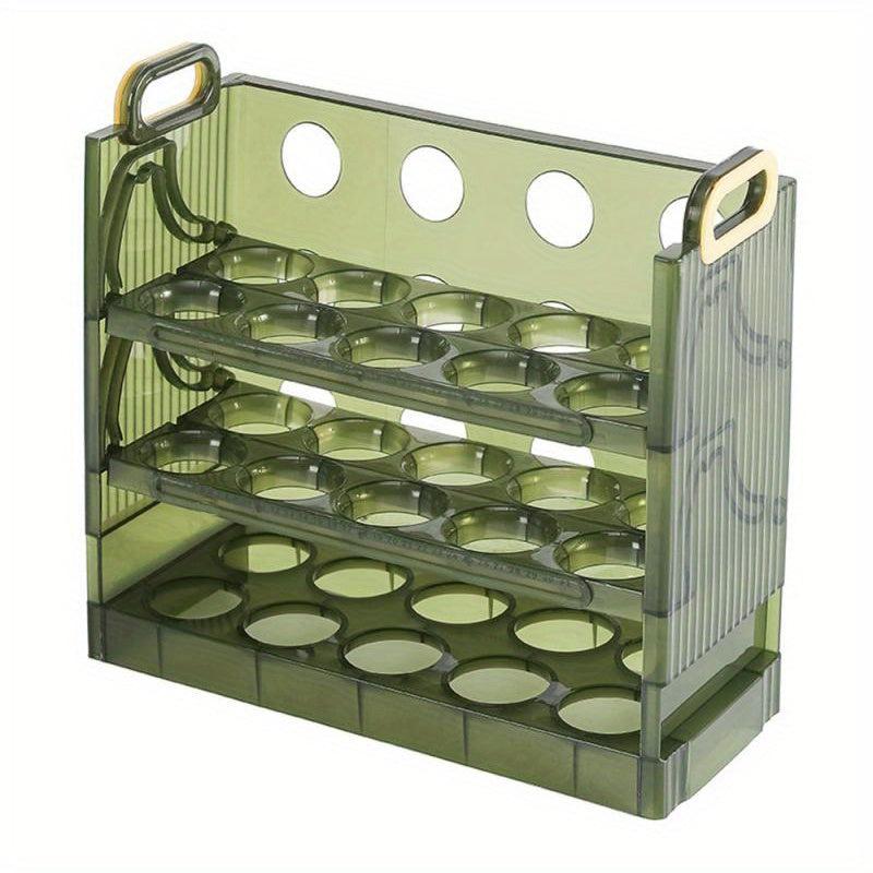 Large Capacity Egg Holder for Refrigerator with Handle