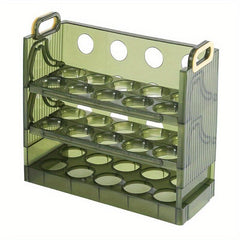 Large Capacity Egg Holder for Refrigerator with Handle