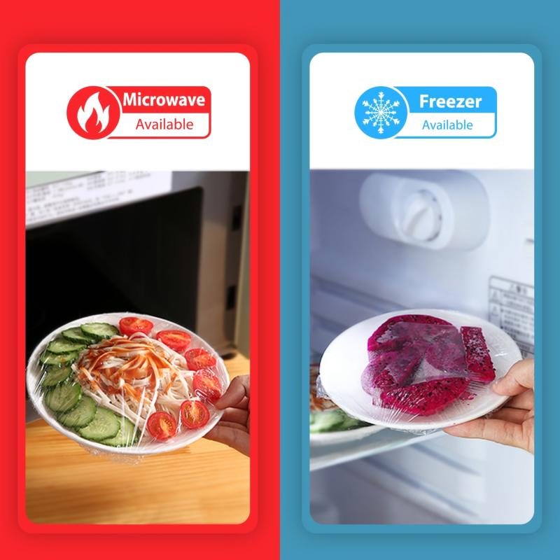BPA Plastic Food Wrap Microwave Safe Tear Resistant with Cutter
