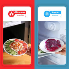 BPA Plastic Food Wrap Microwave Safe Tear Resistant with Cutter