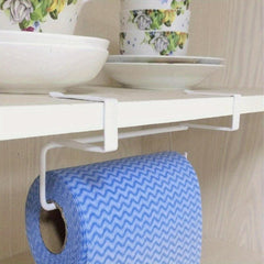 Kitchen Iron Tissue Holder Under Cabinet Storage Hanger