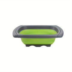 1pc Foldable Telescopic Drainer Colander Basket