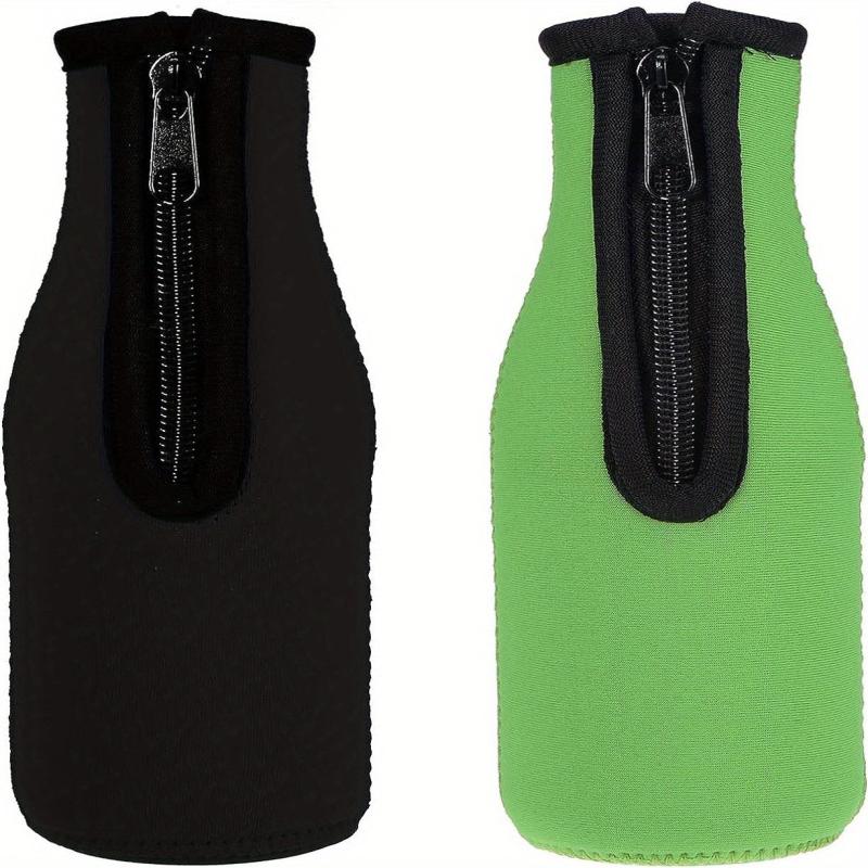 2pcs Neoprene Beer Bottle Cooler Cover - Insulation for Hot and Cold Beer