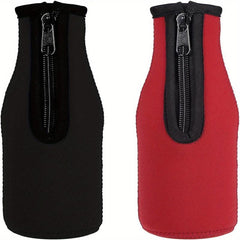 2pcs Neoprene Beer Bottle Cooler Cover - Insulation for Hot and Cold Beer
