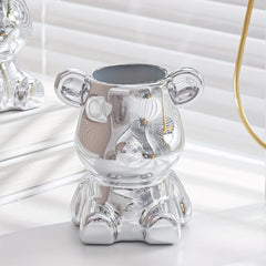 Bear Shaped Storage Jar for Stylish Cutlery Organization