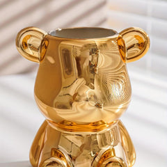 Bear Shaped Storage Jar for Stylish Cutlery Organization