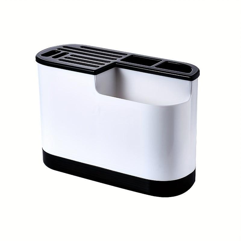 Kitchen Holder with Pot Cover Chopstick Holder Drain Rack and Drip Tray