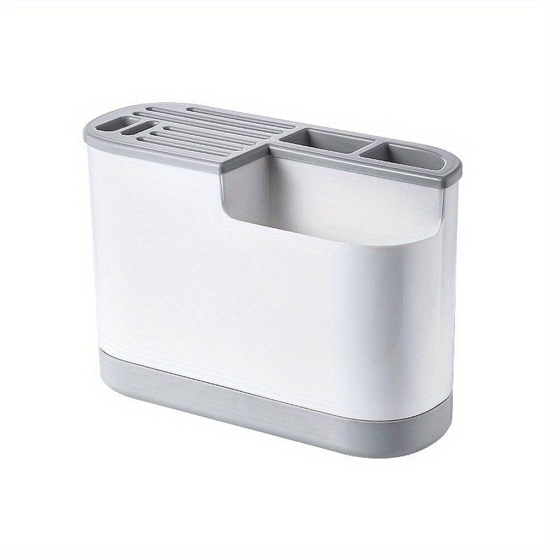 Kitchen Holder with Pot Cover Chopstick Holder Drain Rack and Drip Tray
