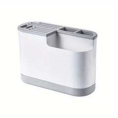 Kitchen Holder with Pot Cover Chopstick Holder Drain Rack and Drip Tray