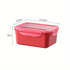 Leakproof Square Lunch Box with Divided Bento Box