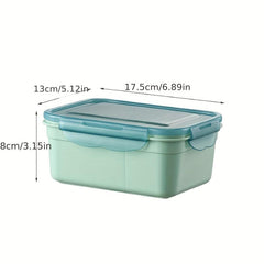 Leakproof Square Lunch Box with Divided Bento Box