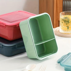 Leakproof Square Lunch Box with Divided Bento Box