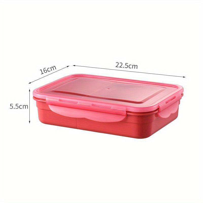 Leakproof Square Lunch Box with Divided Bento Box
