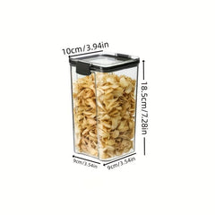 Airtight Food Storage Containers with Lids Clear Sealed Fresh-keeping Box