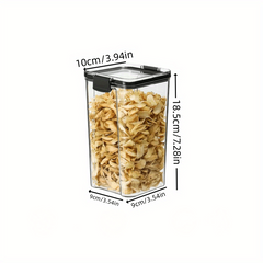 Airtight Food Storage Containers with Lids Clear Sealed Fresh-keeping Box