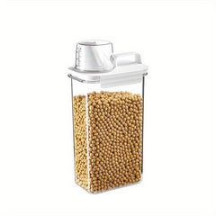 Moisture Proof Food Storage Containers with Lids & Measuring Cups