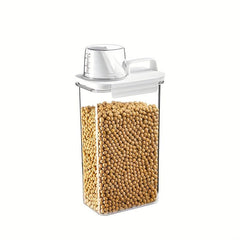 Moisture Proof Food Storage Containers with Lids & Measuring Cups