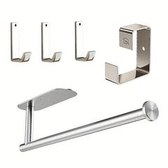 Stainless Steel Paper Towel Holder Self Adhesive Under Cabinet