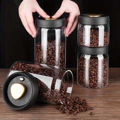 High Vacuum Glass Canister for Extended Storage Time