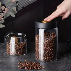 High Vacuum Glass Canister for Extended Storage Time
