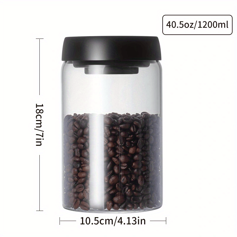 High Vacuum Glass Canister for Extended Storage Time