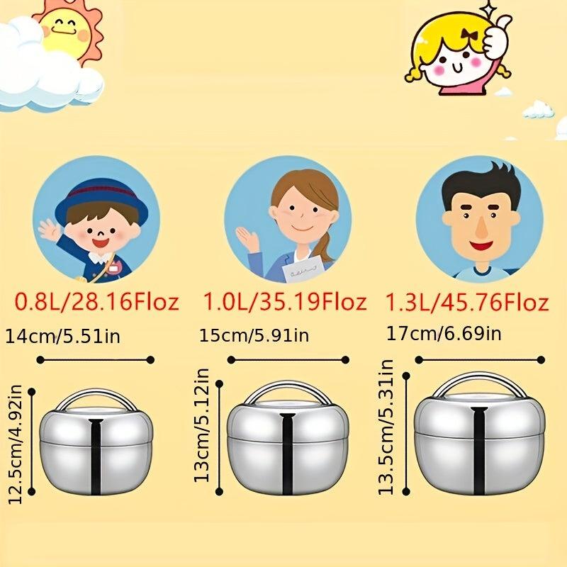 Stainless Steel Food Flask Insulated Lunch Box Leakproof Bento Box